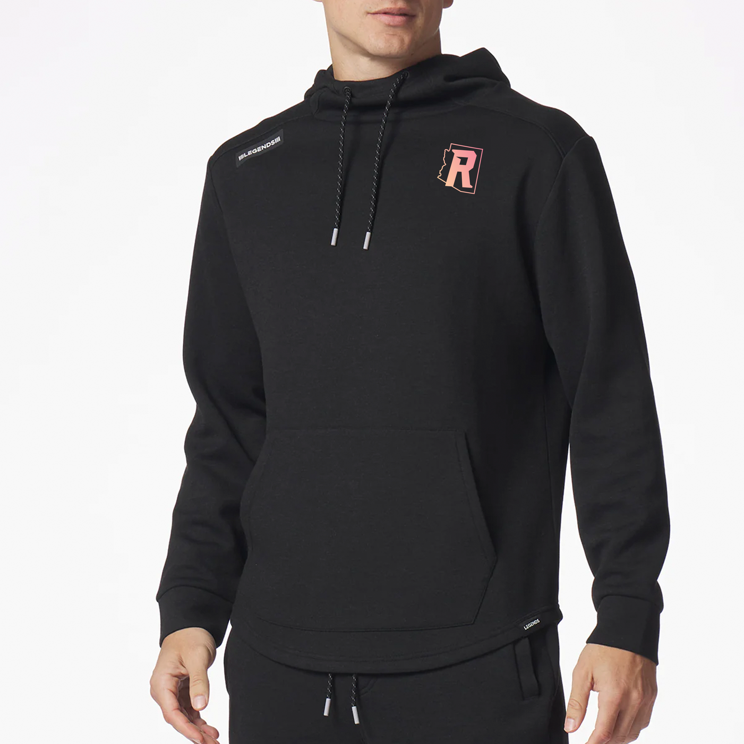 Hawthorne Tech Hoodie Black Heather – RUSH Volleyball